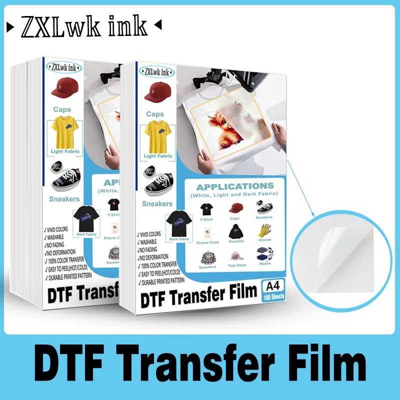 Dtf Hot Peel Film - DTF-Transferfolie, 75U dicke Transferfolie, A4 doppelseitig,
