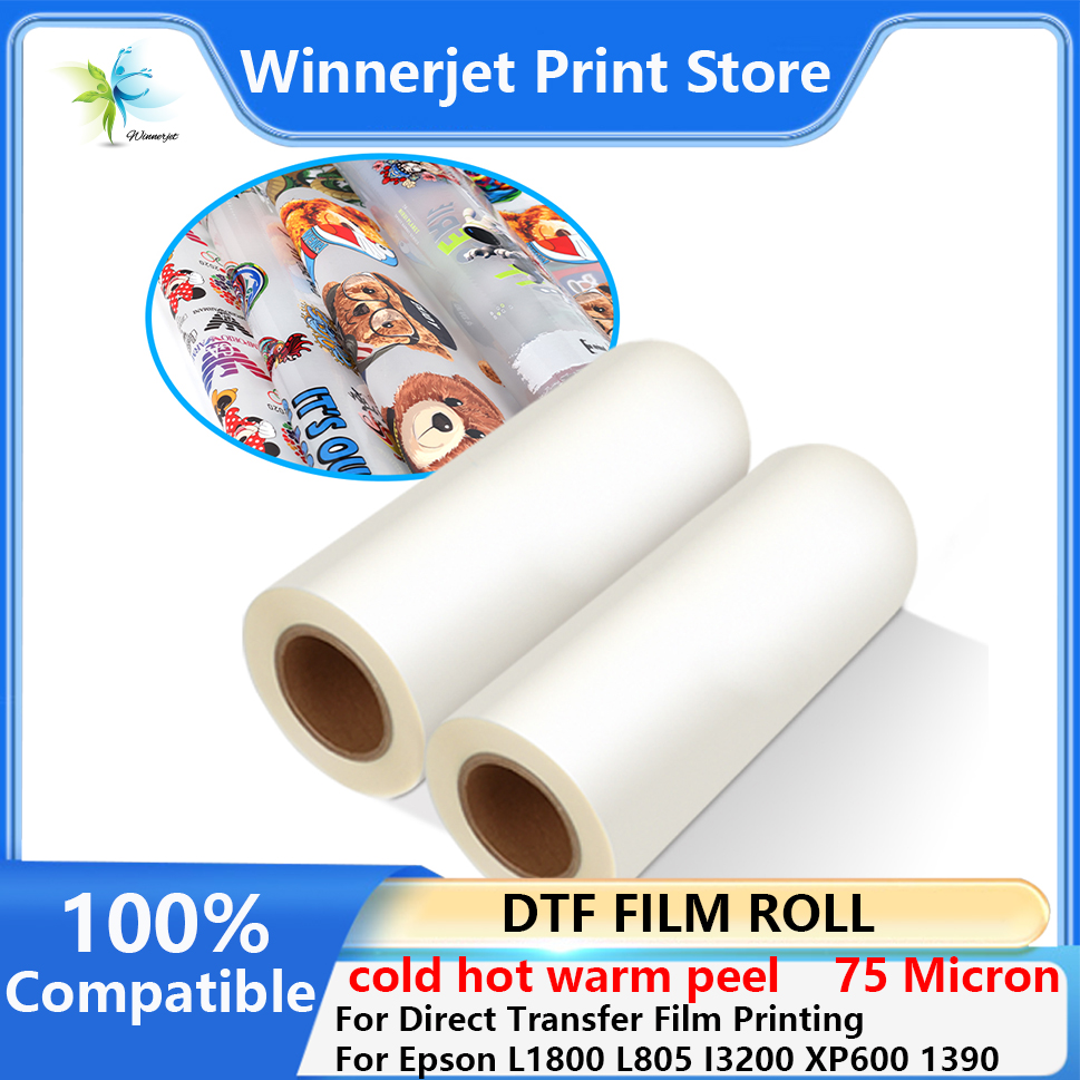 Dtf Hot Peel Film - 30 cm * 100 m DTF-PET-Folienrolle,