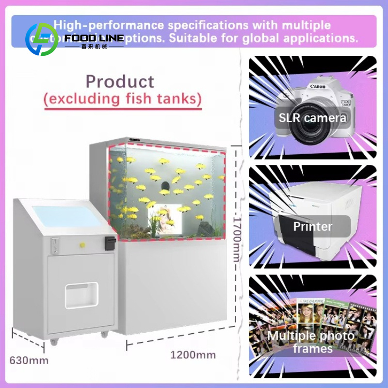 Commercial Photo Printing Kiosk - Maßgeschneiderte KI-gesteuerte Automatische Fotobox, Sofortdruck-Selfie-Kiosk für