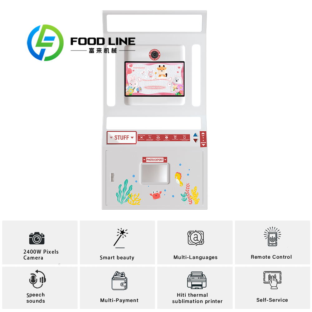 Commercial Printing Operations - Anpassbare Digitale Selfie-Fotobox Gedenkmaschine Münzbetrieben für