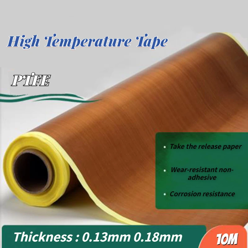 Heat Press Teflon Sheet - 10m ptfe hoch temperatur beständiges Klebeband