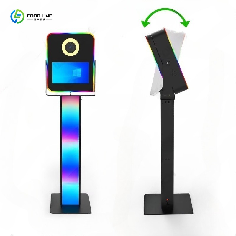 Commercial Photo Printing Kiosk - Maßgefertigter 15,6-Zoll Fotoautomat Selfie-Maschine mit Sofortdruck