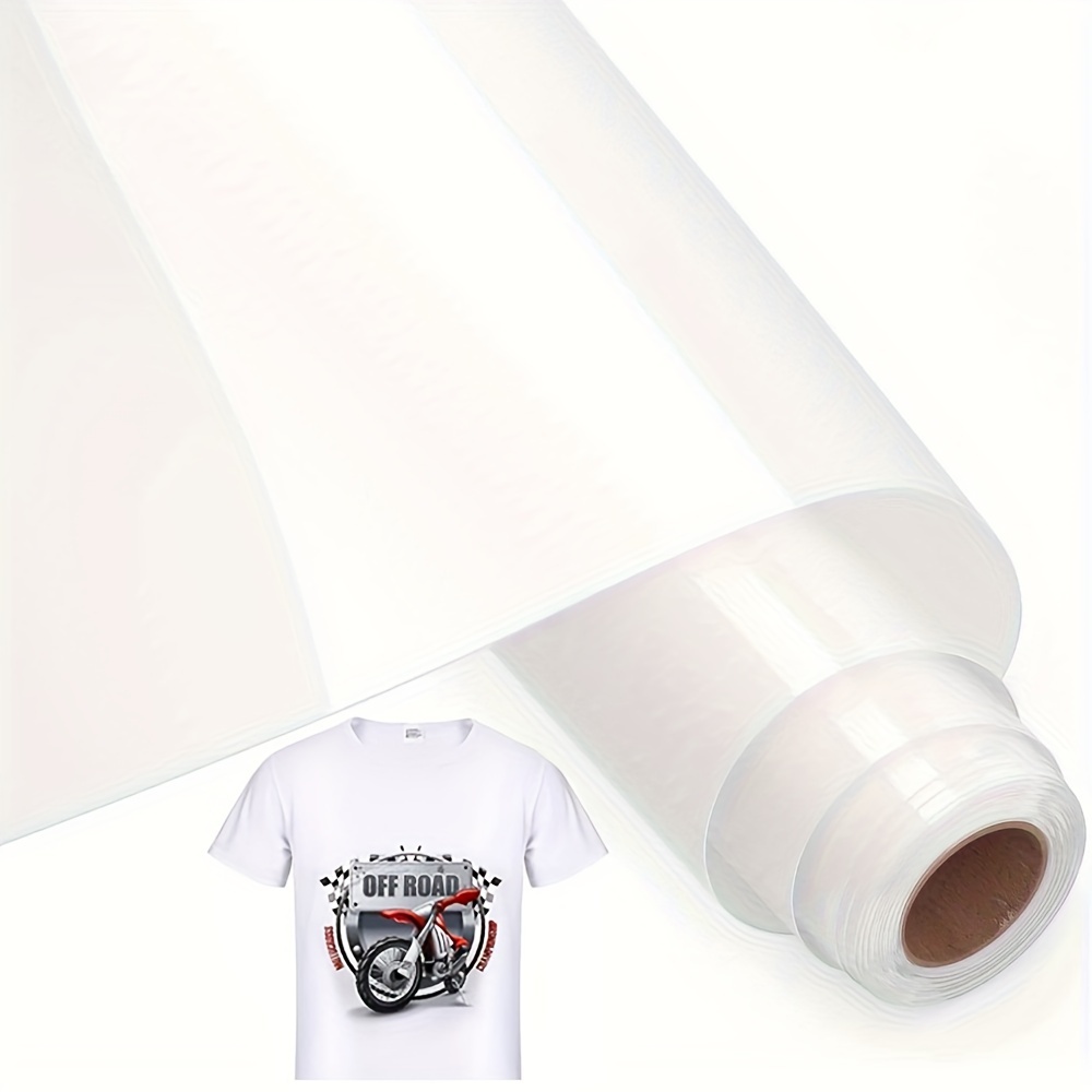 Dtf Hot Peel Film - 12x10FT/8FT/5FT kristallklares Sublimations-Wärmeübertragungs-Vinyl für helle Hemden