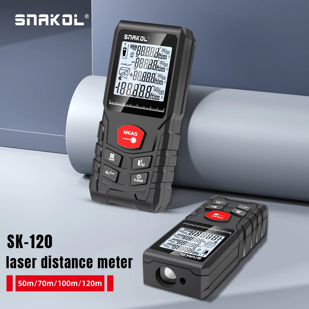 Stanley Tape 25Ft - SNAKOL Laser-Entfernungsmesser 50m 70m 100m 120m