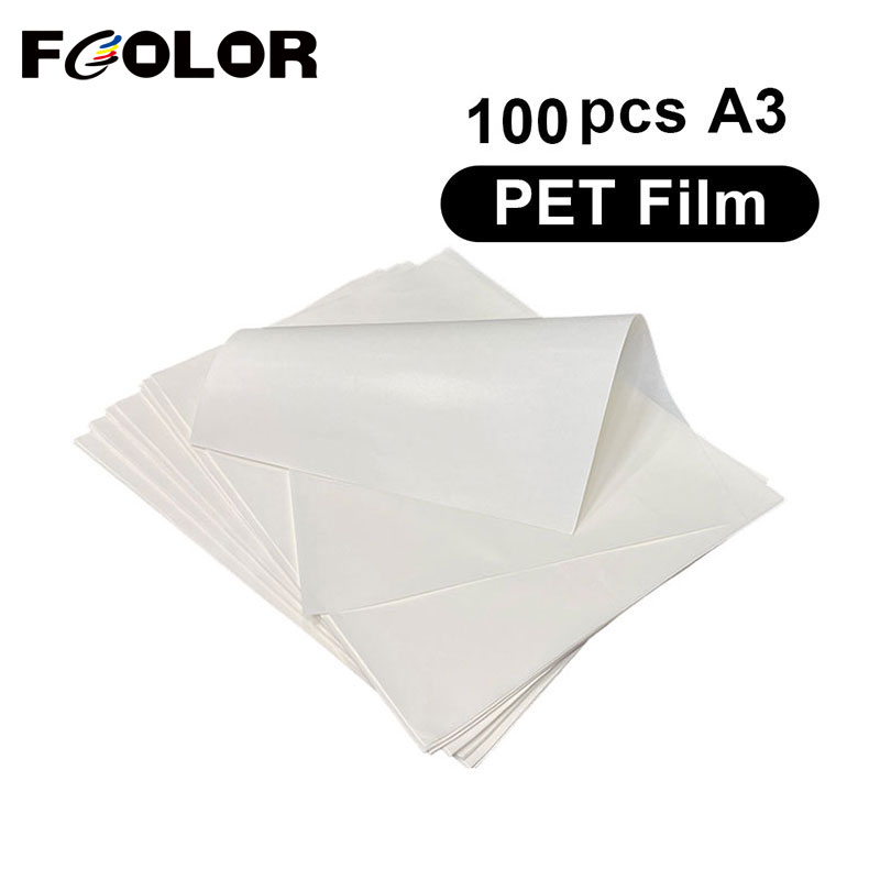 FCOLOR Hot Peeling A3 DTF PET- – Dtf Hot Peel Film Bewertung und Preis
