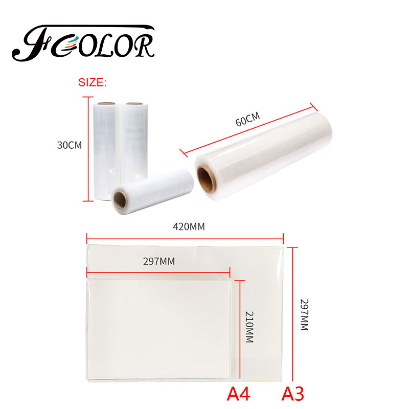 FCOLOR Hot Peeling A3 DTF PET- – Dtf Hot Peel Film Bewertung und Preis