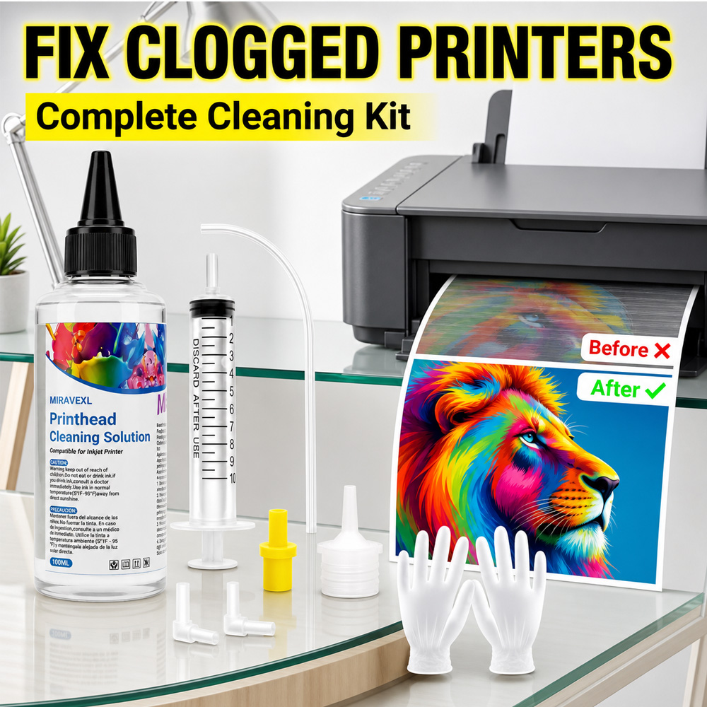 MIRAVEXL Druckkopf-Reinigungsl – Print Head Cleaning Kit Bewertung und Preis