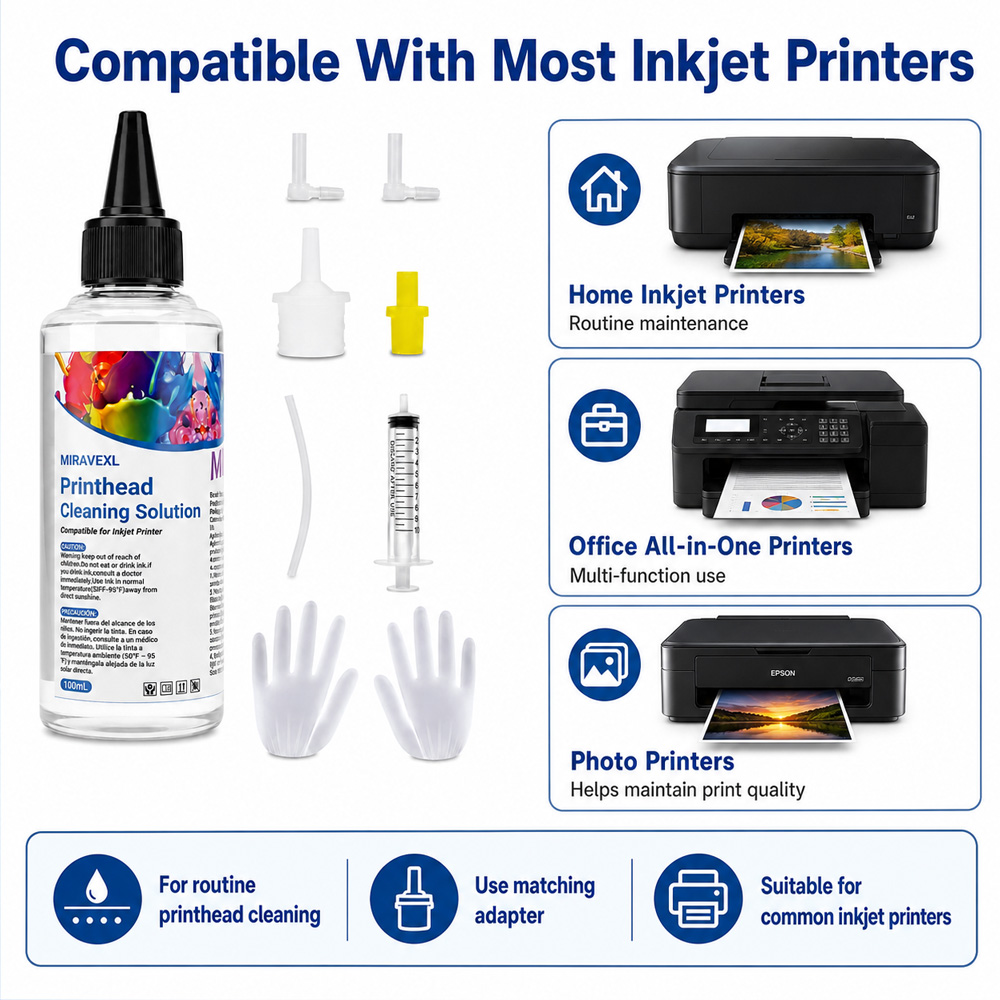 MIRAVEXL Druckkopf-Reinigungsl – Print Head Cleaning Kit Bewertung und Preis