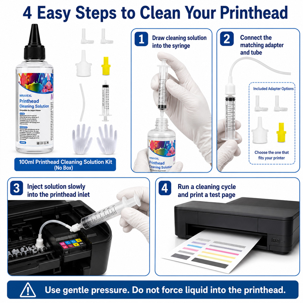 MIRAVEXL Druckkopf-Reinigungsl – Print Head Cleaning Kit Bewertung und Preis