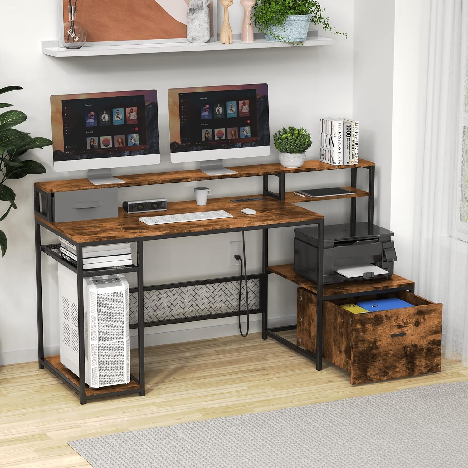 Moderner Computertisch mit Lad – Commercial Printer Bewertung und Preis