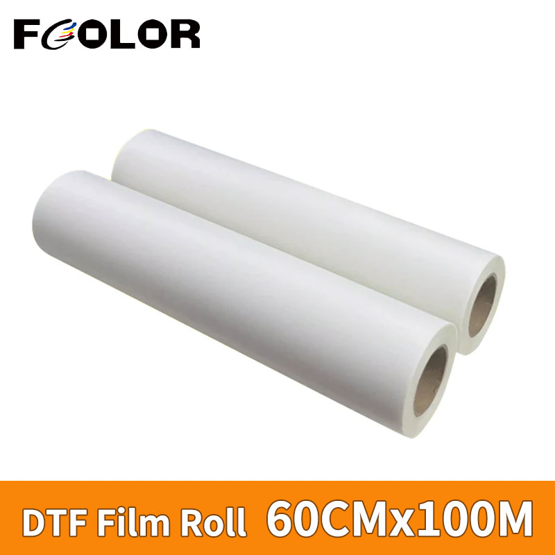 Fcolor 60cm*100m DTF PET-Folie – Dtf Hot Peel Film Bewertung und Preis