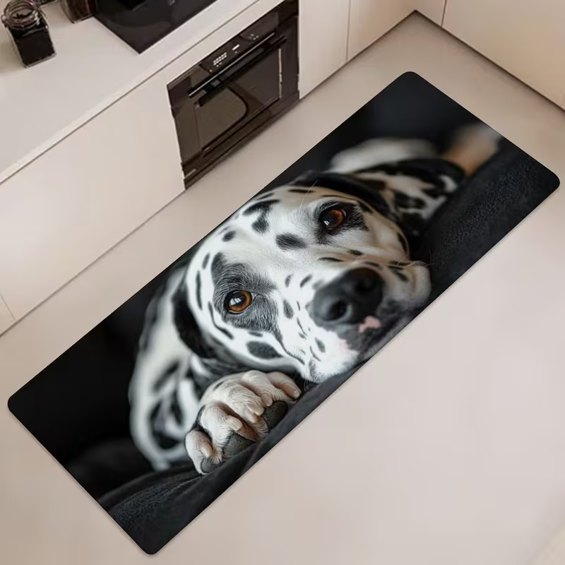Niedlicher Schwarzer Mops-Läuf – Commercial Wrap Printing Bewertung und Preis