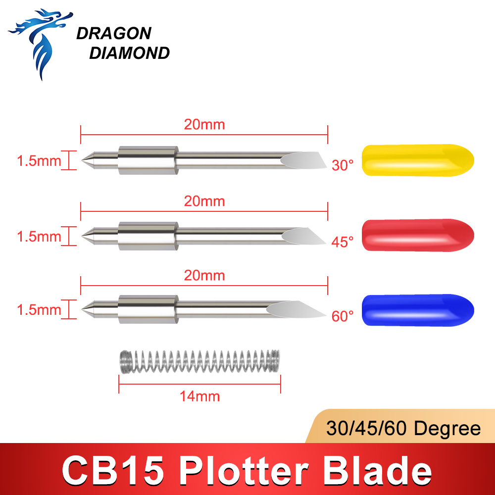 DRAGON DIAMOND 5 Stück 30/45/6 – Cutting Plotter Blade Bewertung und Preis
