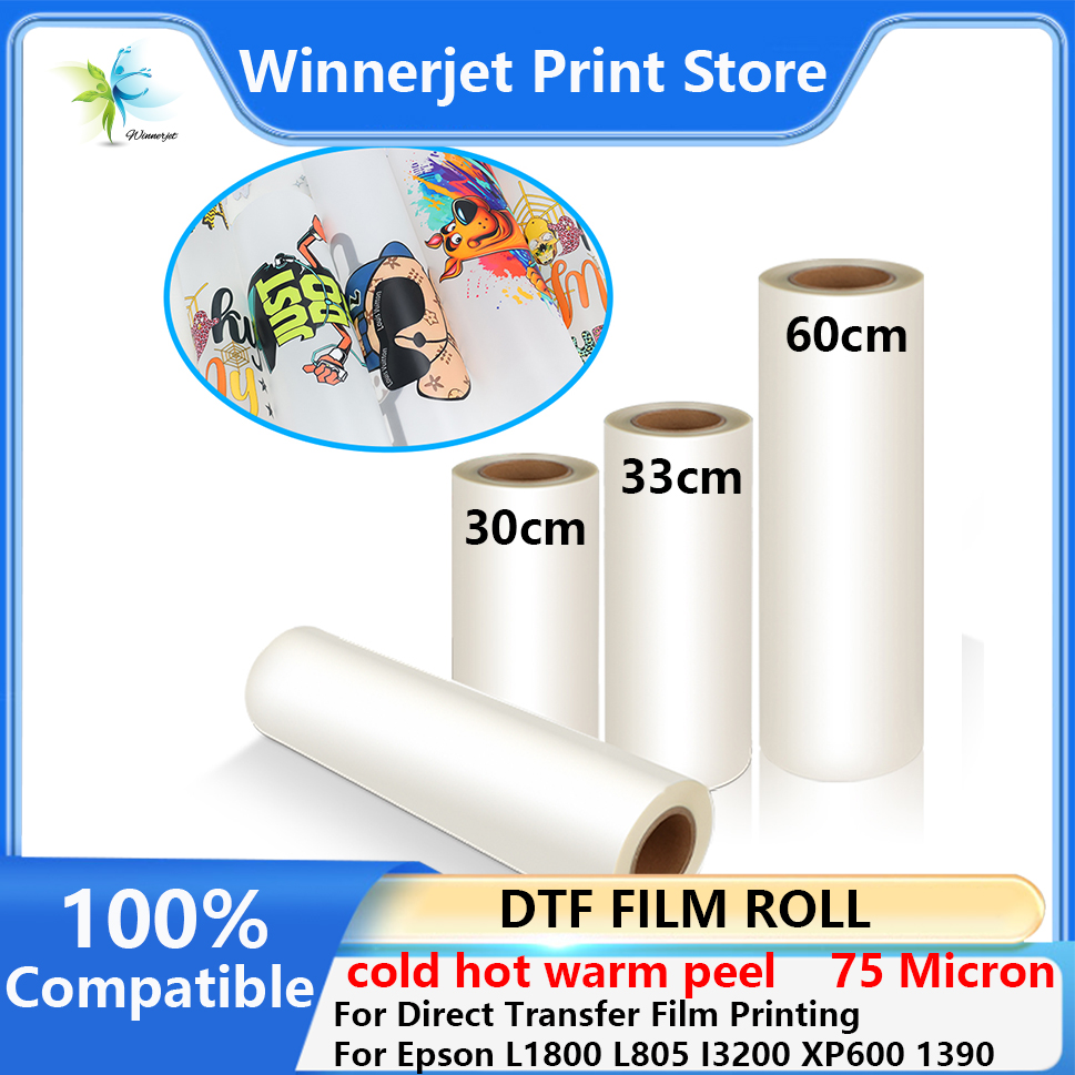 30cm 33cm 60cm*100m DTF PET-Fo – Dtf Hot Peel Film Bewertung und Preis