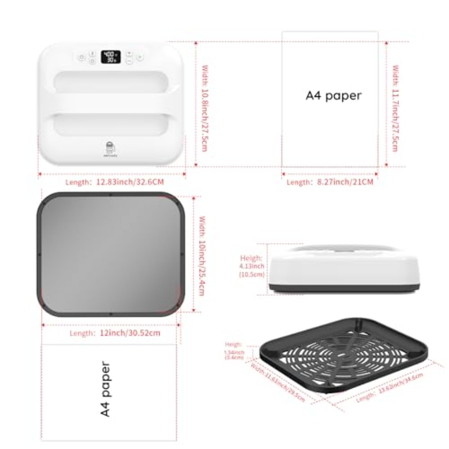 Heißpresse 12 x 10, tragbare d – Heat Press Teflon Sheet Bewertung und Preis